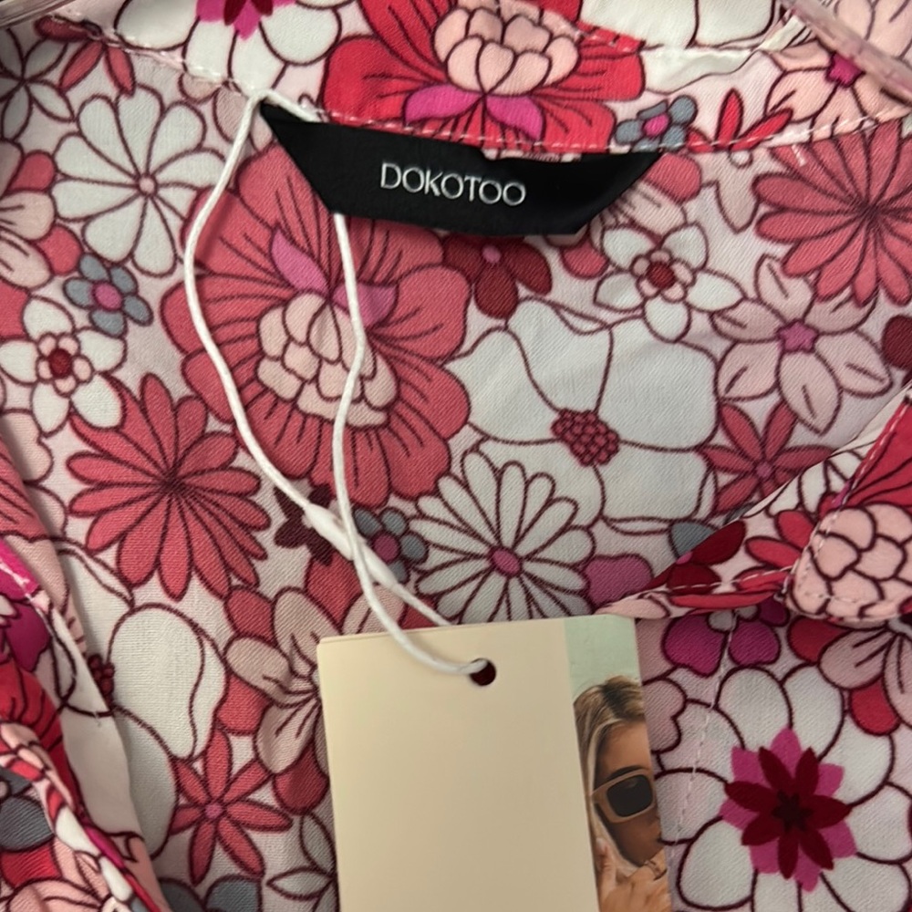 Floral Pink Maxi Dress - Picture 2 of 5
